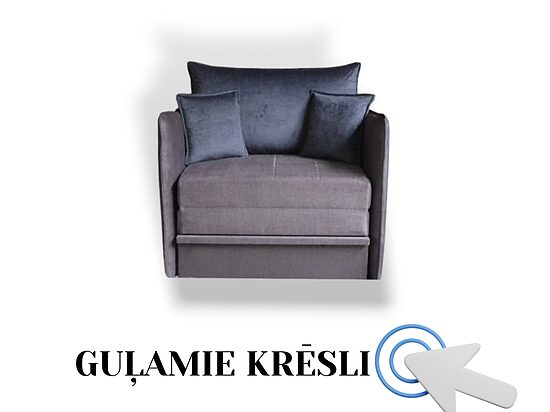 Guļamie Izvelkamie Krēsli